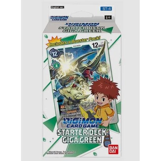 Digimon Card Game: Starter Deck - Giga Green ST-4 Tabletop 3 Digimon Card Game: Starter Deck - Giga Green ST-4 Tabletop