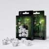 Q-Workshop Elvish White/Black Dice Set 1 Q-Workshop Elvish White/Black Dice Set