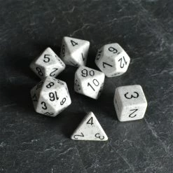 Chessex Speckled Poly 7 Set Artic Camo Tabletop