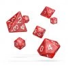Oakie Doakie Dice Oakie Doakie - Marble Red RPG Dice Set