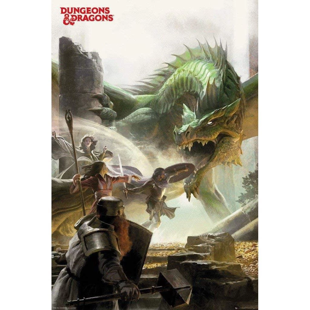 Tabletop Dungeons & Dragons Adventure Maxi Poster 4 Tabletop Dungeons & Dragons Adventure Maxi Poster