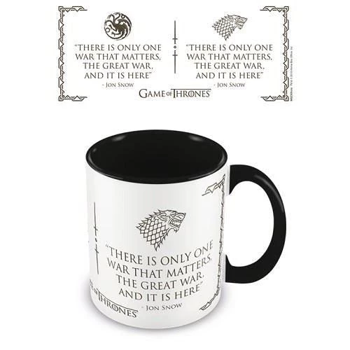 Game Of Thrones - Black Interior War Quote Mug Film & TV 3 Game Of Thrones - Black Interior War Quote Mug Film & TV