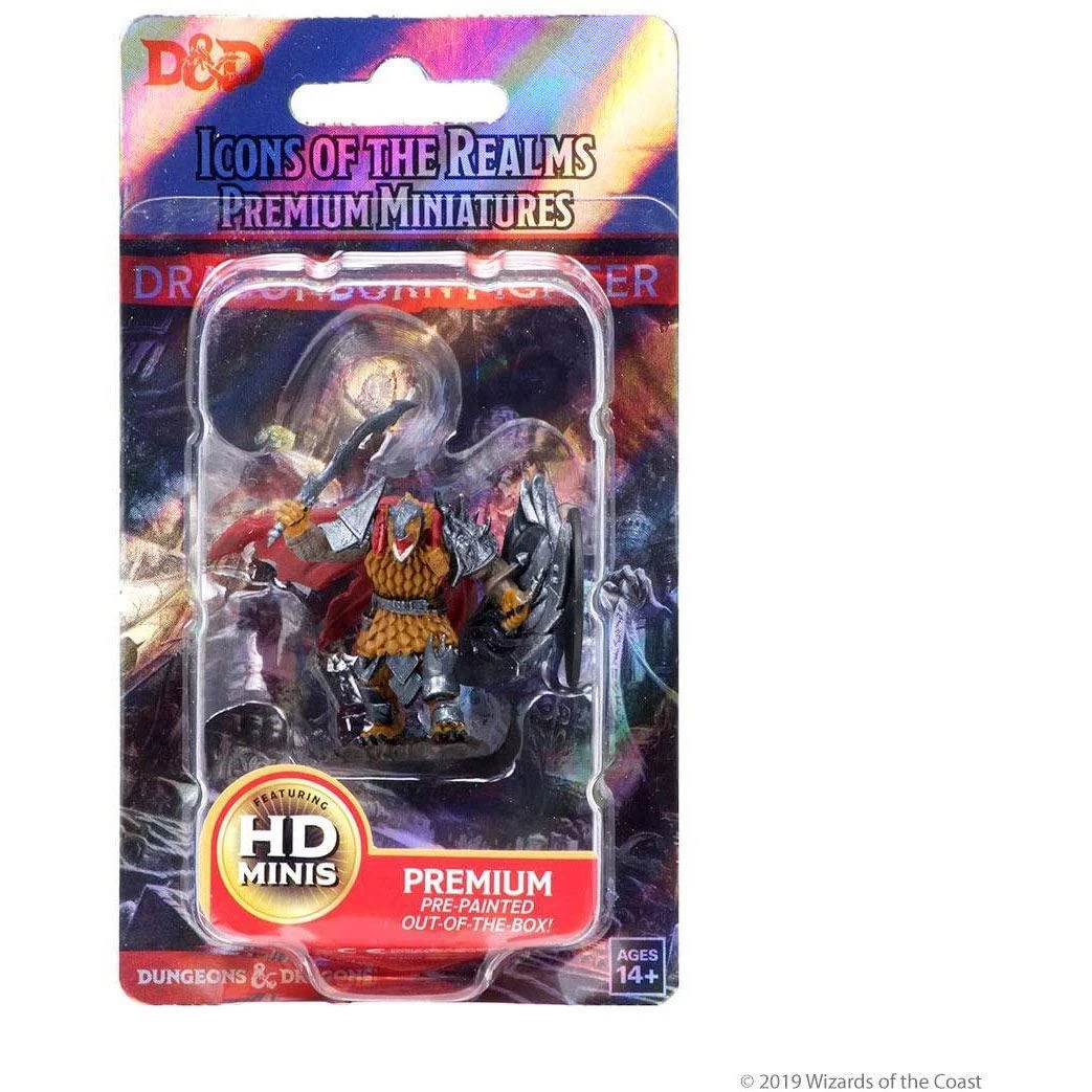 Dungeons & Dragons: Icons Of The Realms - Dragonborn Male Fighter Miniature 5 Dungeons & Dragons: Icons Of The Realms - Dragonborn Male Fighter Miniature