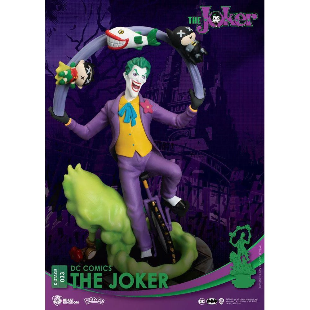 Batman DC Comics Joker Diorama 15cm 3 Batman DC Comics Joker Diorama 15cm