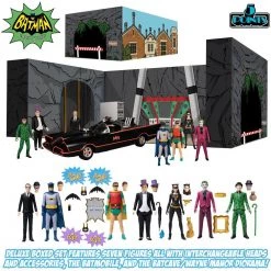 Mezco 5 Points Batman 1966 TV Series Deluxe Box Set DC Comics