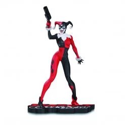 Batman Harley Quinn Jim Lee Red White And Black Statue