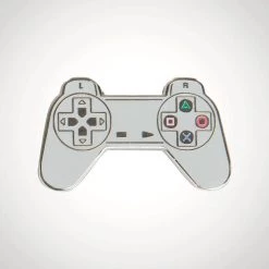 Gaming Playstation 1 Dualshock Pin Badge