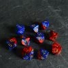 Chessex Gemini D10 Set Blue/Red/Gold
