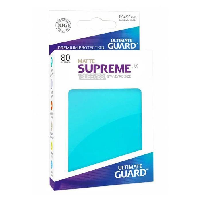 Ultimate Guard Supreme UX Std Matte Aquamarine (80) Tabletop 3 Ultimate Guard Supreme UX Std Matte Aquamarine (80) Tabletop