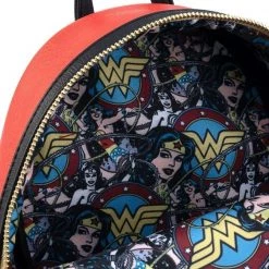 Loungefly Vintage Wonder Woman Cosplay Mini Backpack 9 Loungefly Vintage Wonder Woman Cosplay Mini Backpack