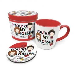 Friends 'You're My Lobster' Mug And Coaster Gift Set