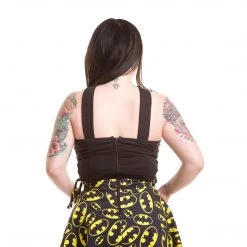 Film & TV Batman Bat Shade Dress Ladies Black Goth Emo Punk