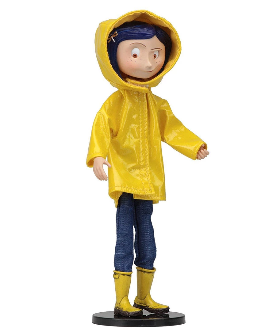 Coraline Bendy Doll (Raincoat) Boots 7" Figurine 5 Coraline Bendy Doll (Raincoat) Boots 7" Figurine