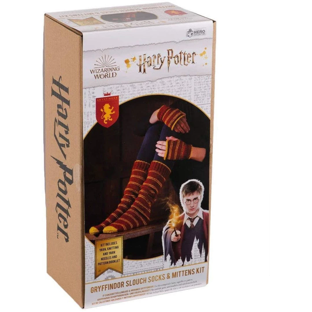 Film & TV Harry Potter - Gryffindor Mittens & Slouch Socks Knitting Kit 4 Film & TV Harry Potter - Gryffindor Mittens & Slouch Socks Knitting Kit
