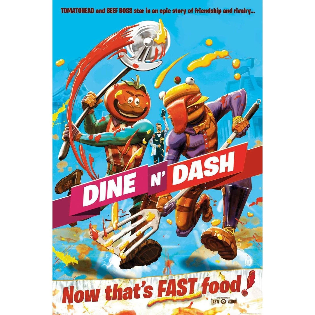Gaming Fortnite Dine N Dash Maxi Poster 35 4 Gaming Fortnite Dine N Dash Maxi Poster 35