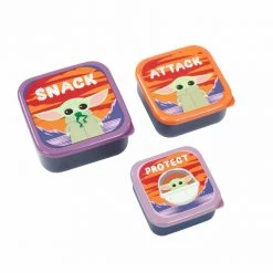 The Mandalorian: The Child - Storage Set Of 3 (Snack, Attack, Protect)