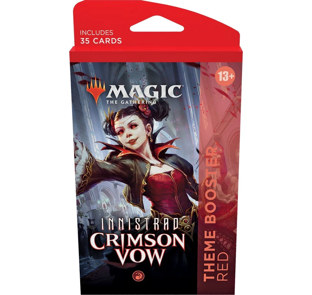 Magic: The Gathering Tabletop MTG: Innistrad - Crimson Vow Theme Booster - Red 4 Magic: The Gathering Tabletop MTG: Innistrad - Crimson Vow Theme Booster - Red