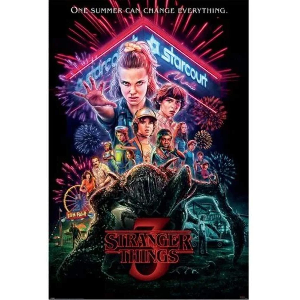 Stranger Things 3 (One Sheet) Maxi Poster 2 Film & TV 4 Stranger Things 3 (One Sheet) Maxi Poster 2 Film & TV