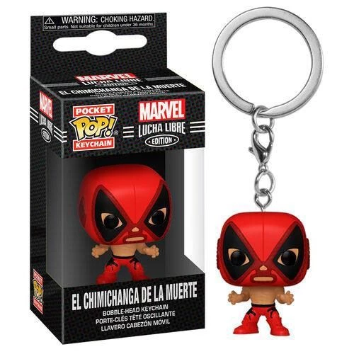 Marvel: Lucha Libre POP Keychain: Marvel Lucha Libre - Deadpool Home & Gifts 4 Marvel: Lucha Libre POP Keychain: Marvel Lucha Libre - Deadpool Home & Gifts