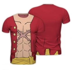 One Piece - Luffy Outfit Replica T-shirt 7 One Piece - Luffy Outfit Replica T-shirt