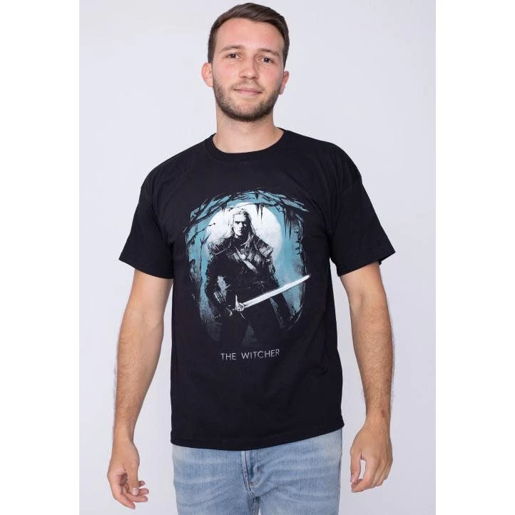Geek Gear The Witcher Moon Silhouette T 4 Geek Gear The Witcher Moon Silhouette T