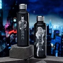 Film & TV Batman & Joker Metal Water Bottle