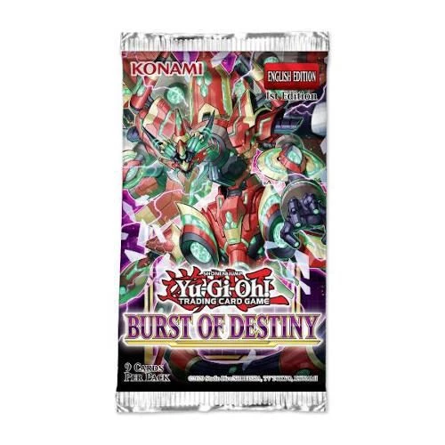 Yu-Gi-Oh! Burst Of Destiny Booster Pack 4 Yu-Gi-Oh! Burst Of Destiny Booster Pack
