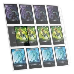 Ultimate Guard Quadrow 24-Pocket Pages (10pcs) - Clear