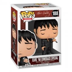 Geek-Aboo POP! Rocks: Elvis Presley -'68 Comeback Special Elvis Toys & Figures