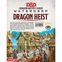 Dungeons & Dragons Tabletop D&D: Waterdeep Dragon Heist DM Screen