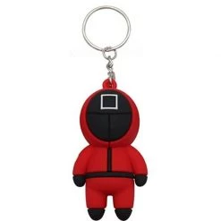 Film & TV Squid Game Keychain: Square Guard