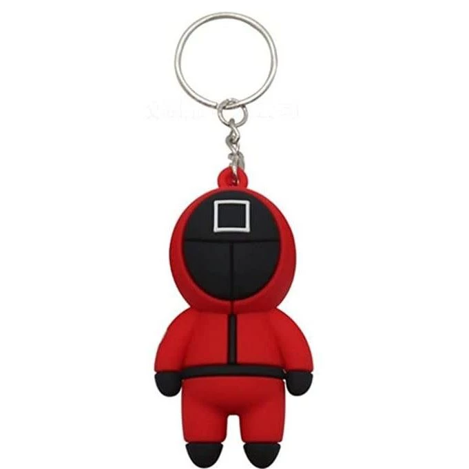 Film & TV Squid Game Keychain: Square Guard 3 Film & TV Squid Game Keychain: Square Guard