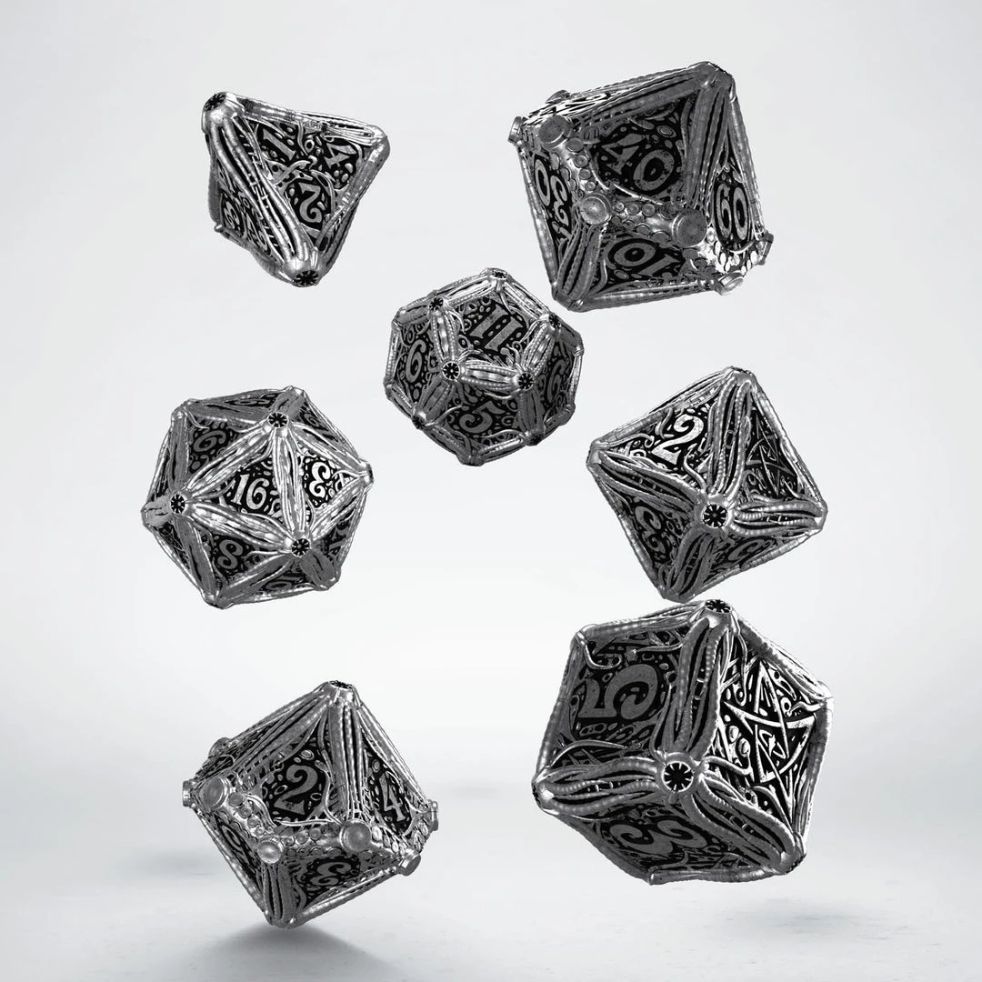 Q-Workshop Tabletop Metal Call Of Cthulhu Dice Set 3 Q-Workshop Tabletop Metal Call Of Cthulhu Dice Set