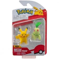 Pokemon Toys & Figures Chikorita & Pikachu Figurines