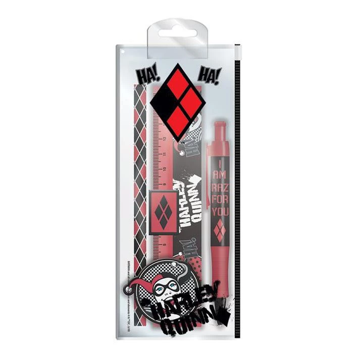 Batman Harley Quinn Retro Stationary Set 3 Batman Harley Quinn Retro Stationary Set