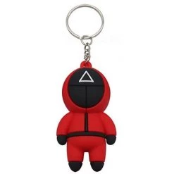 Squid Game Keychain: Triangle Guard