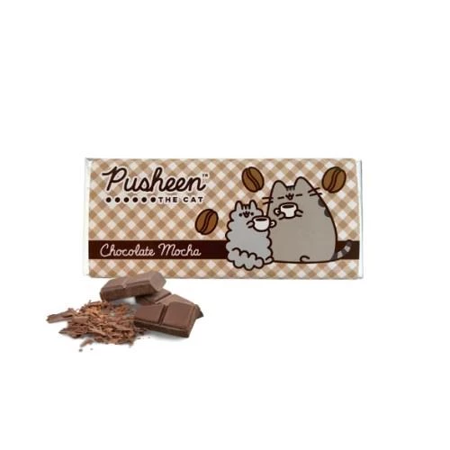 Pusheen Mocha Flavoured Chocolate Bar Snacks & Drinks 3 Pusheen Mocha Flavoured Chocolate Bar Snacks & Drinks
