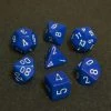 Dice Chessex Opaque Poly 7-Die Set - Blue/White 2 Dice Chessex Opaque Poly 7-Die Set - Blue/White