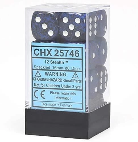 Chessex Speckled Stealth Dice Set 4 Chessex Speckled Stealth Dice Set