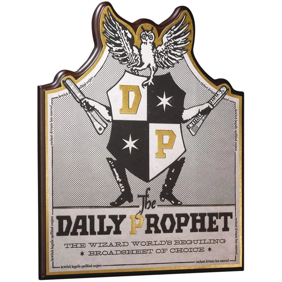 Harry Potter Daily Prophet Wall Plaque 4 Harry Potter Daily Prophet Wall Plaque