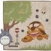 Studio Ghibli Totoro Tea Towel - Catbus 1 Studio Ghibli Totoro Tea Towel - Catbus