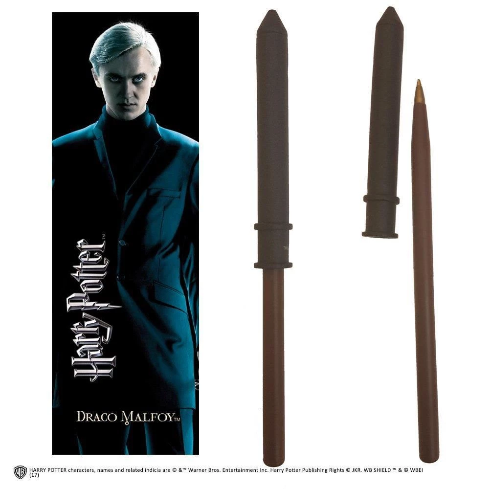 Harry Potter Film & TV Draco Malfoy Wand Pen And Book 4 Harry Potter Film & TV Draco Malfoy Wand Pen And Book