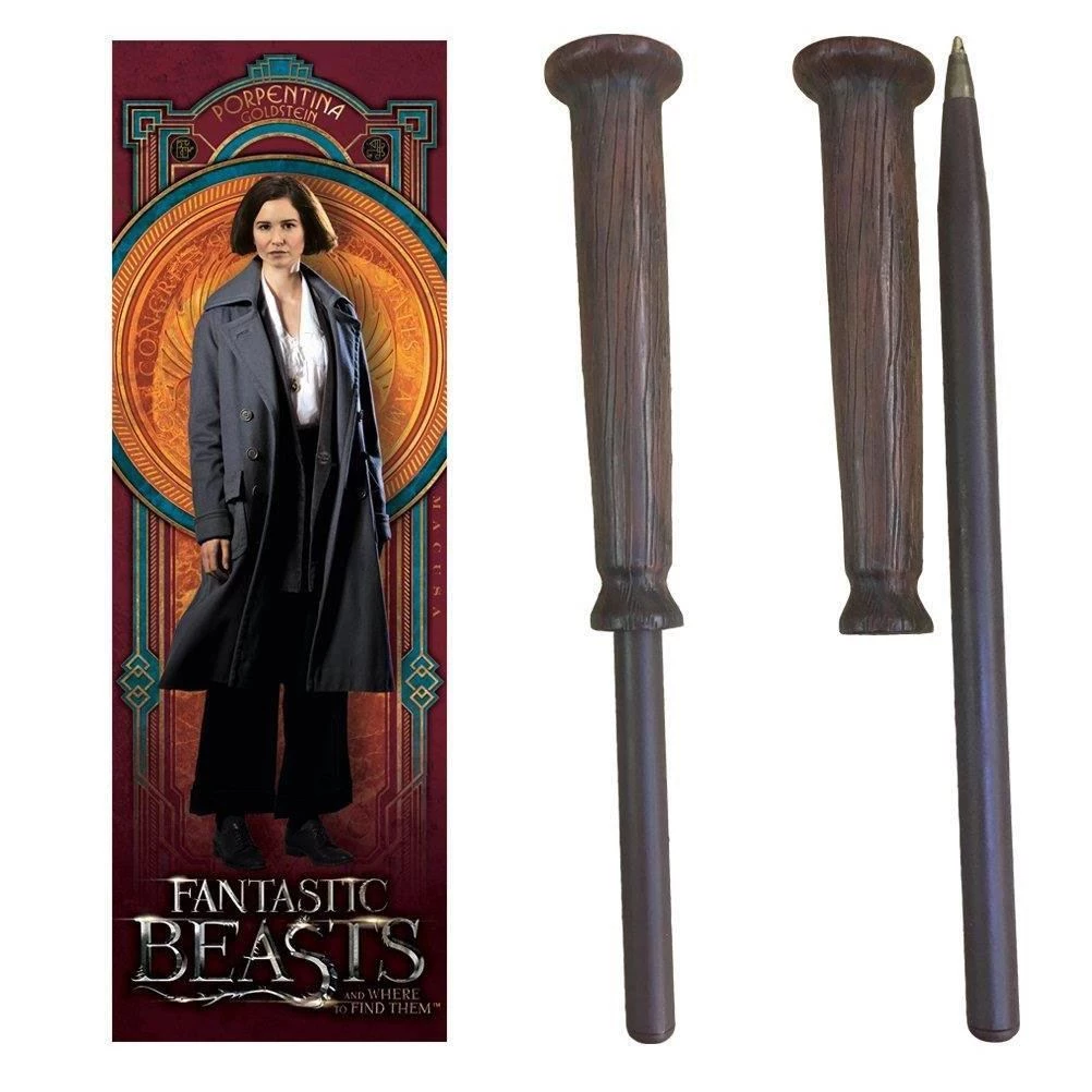 Harry Potter Fantastic Beasts - Porpentina Goldstein Pen & Bookmark Film & TV 4 Harry Potter Fantastic Beasts - Porpentina Goldstein Pen & Bookmark Film & TV
