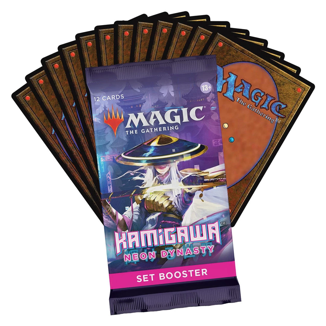 Magic: The Gathering Tabletop MTG: Kamigawa - Neon Dynasty Set Booster X1 3 Magic: The Gathering Tabletop MTG: Kamigawa - Neon Dynasty Set Booster X1