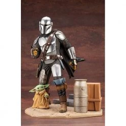 Star Wars- Kotobukiya The Mandalorian & The Child Grogu ArtFX Statue Standard