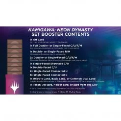 Magic: The Gathering MTG: Kamigawa - Neon Dynasty Set Booster X30 Tabletop 8 Magic: The Gathering MTG: Kamigawa - Neon Dynasty Set Booster X30 Tabletop