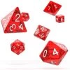 Oakie Doakie Dice Oakie Doakie - Translucent Red RPG Dice Set