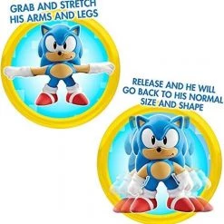 Sonic The Hedgehog Mini Stretch Sonic Figurine 6 Sonic The Hedgehog Mini Stretch Sonic Figurine