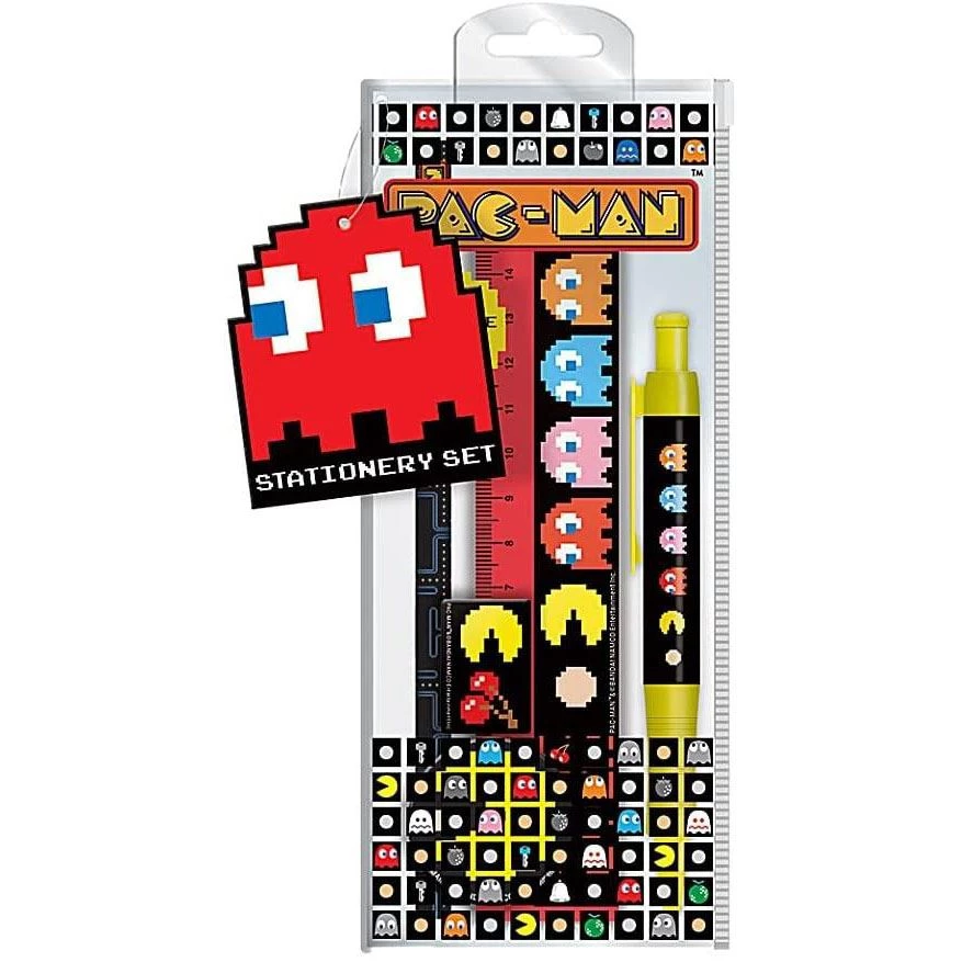 Gaming Pac-Man Characters Stationery Bag 5 Gaming Pac-Man Characters Stationery Bag