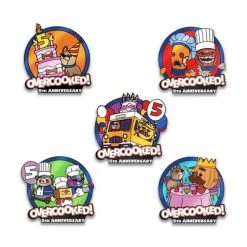Home & Gifts Pinfinity Overcooked 5th Anniversary AR Pin Badge Set 9 Home & Gifts Pinfinity Overcooked 5th Anniversary AR Pin Badge Set